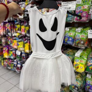 Disfraz Fantasma con tull vestido niña (4495)