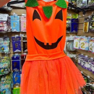 Disfraz Calabaza vestido con tull niña (4497)
